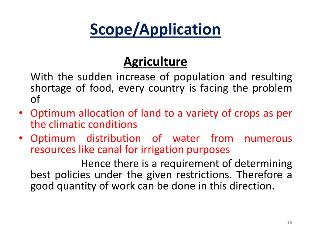 scope application