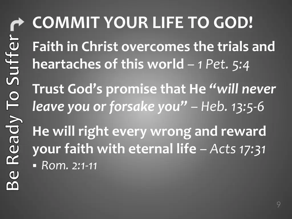 commit your life to god 1