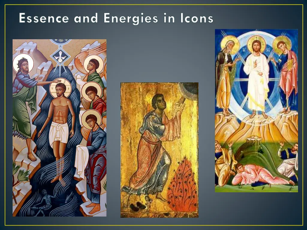 essence and energies in icons