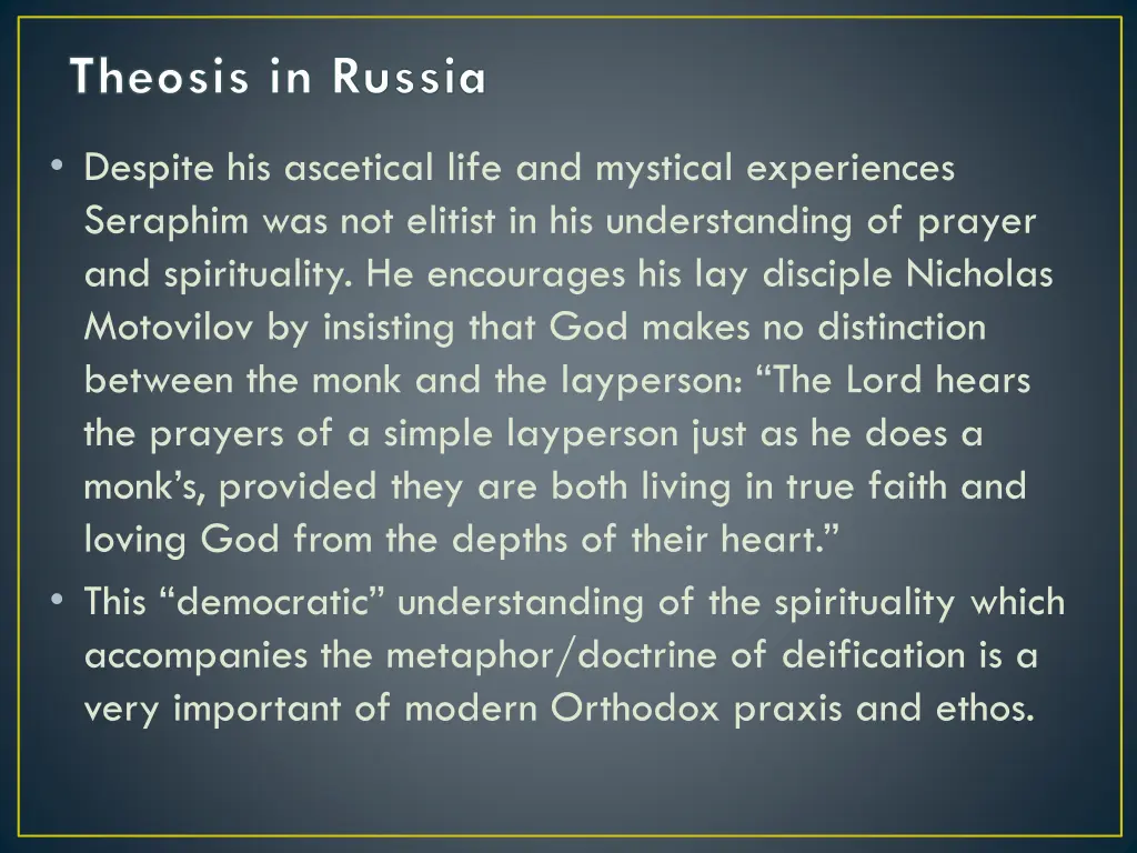 theosis in russia 2