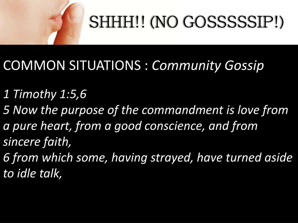 common situations community gossip 4