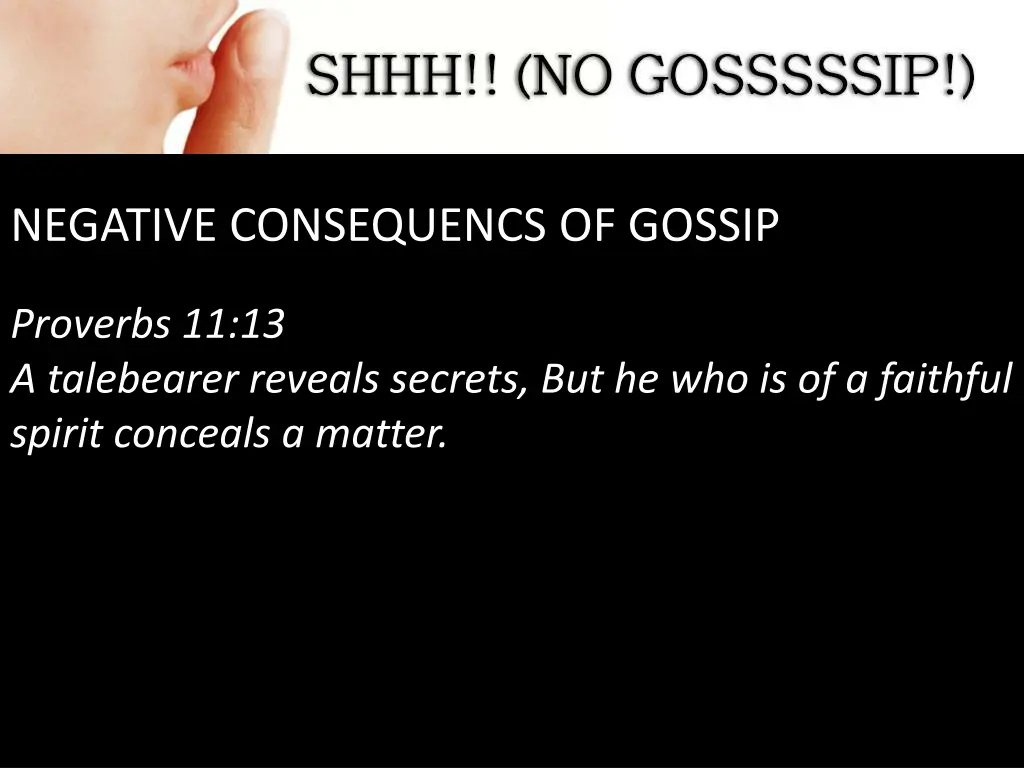 negative consequencs of gossip 2