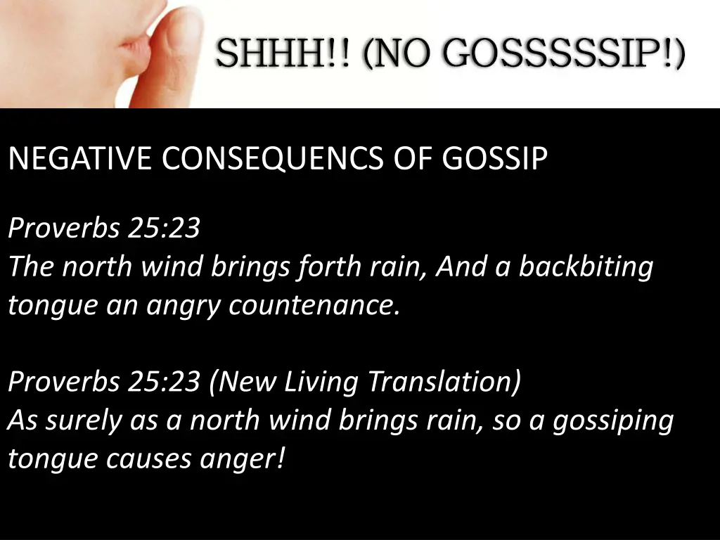 negative consequencs of gossip 6