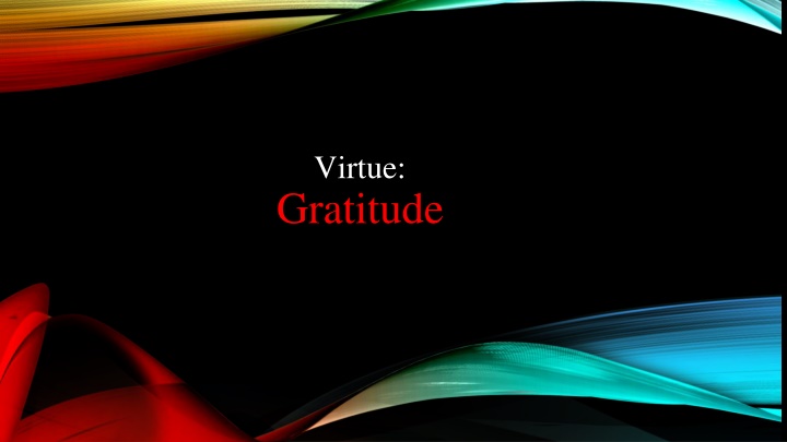 virtue gratitude