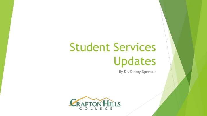 student services updates