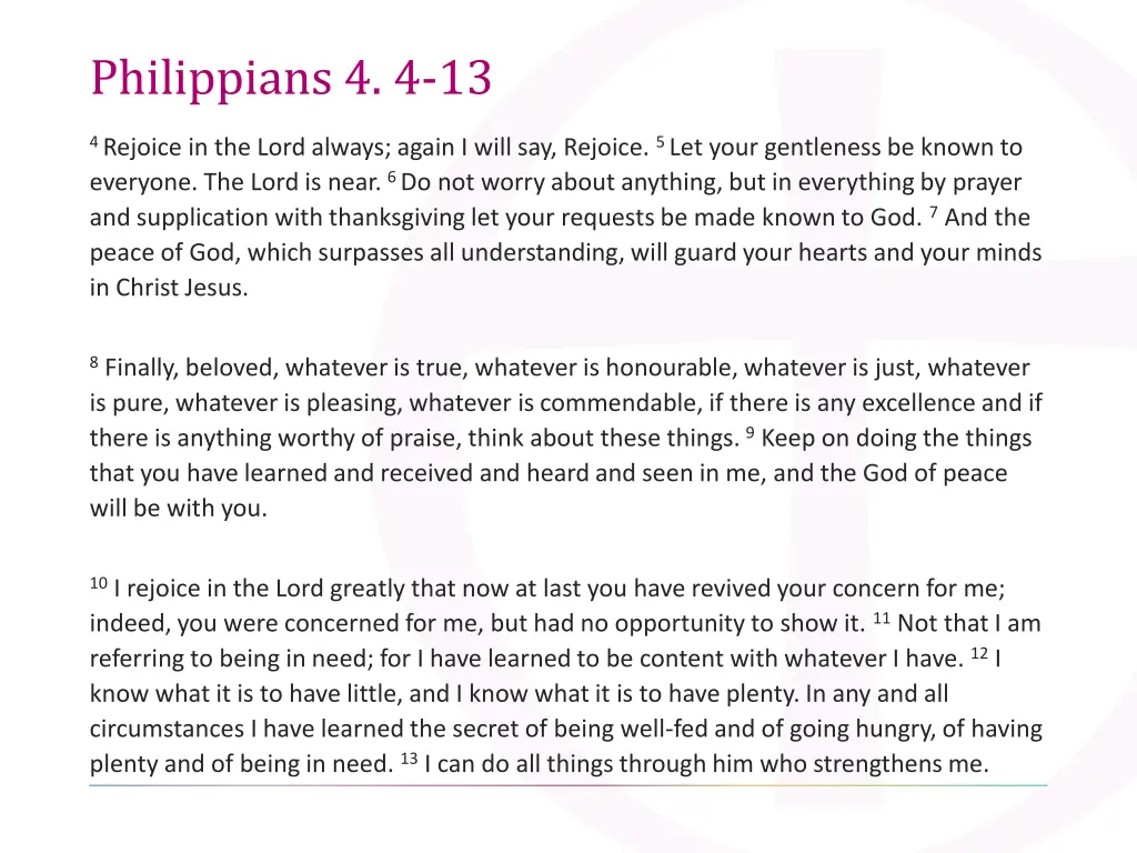 philippians 4 4 13 1