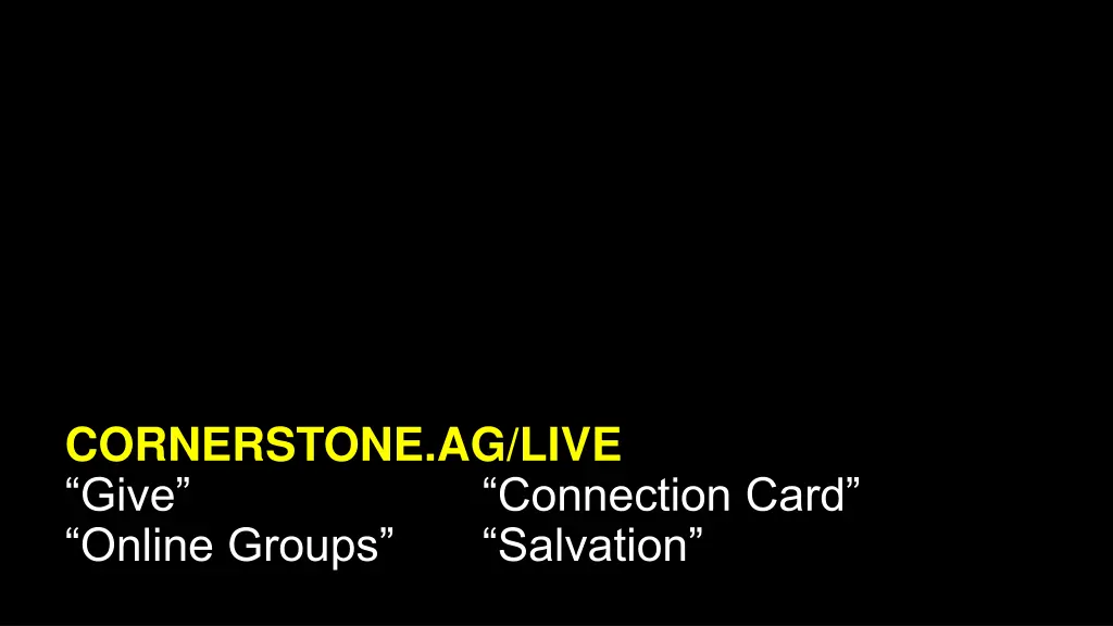 cornerstone ag live give online groups