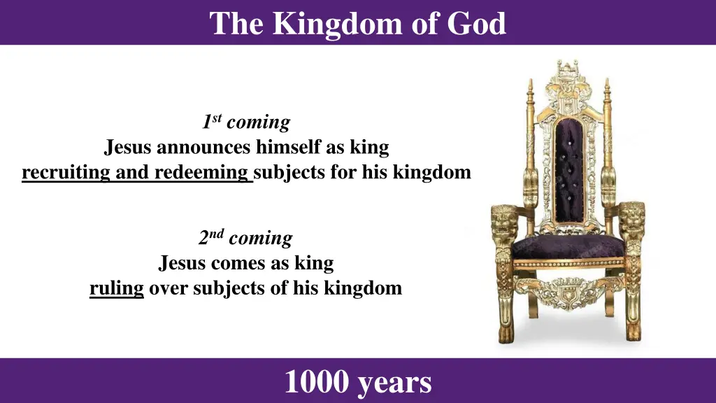 the kingdom of god