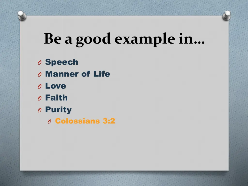 be a good example in 4