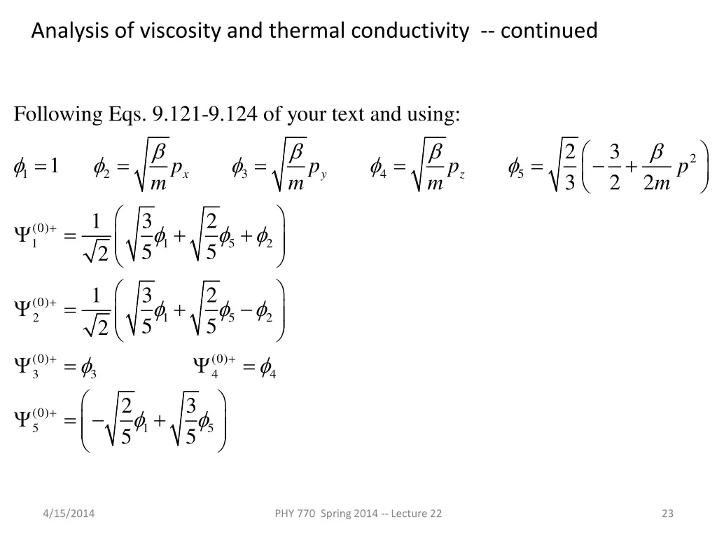 analysis of viscosity and thermal conductivity 3