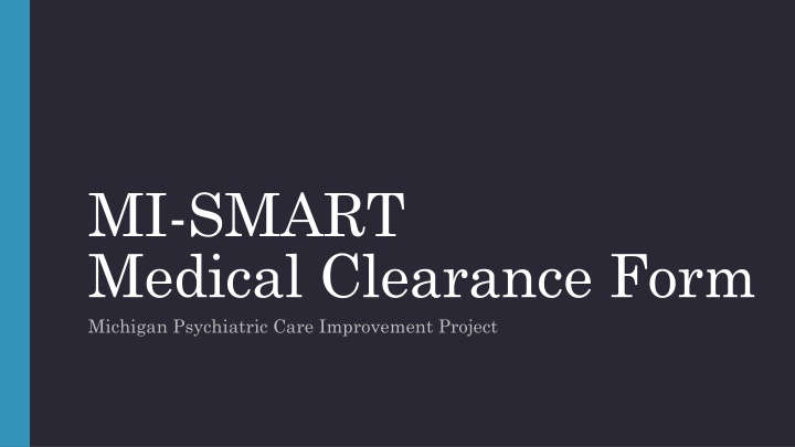 mi smart medical clearance form michigan