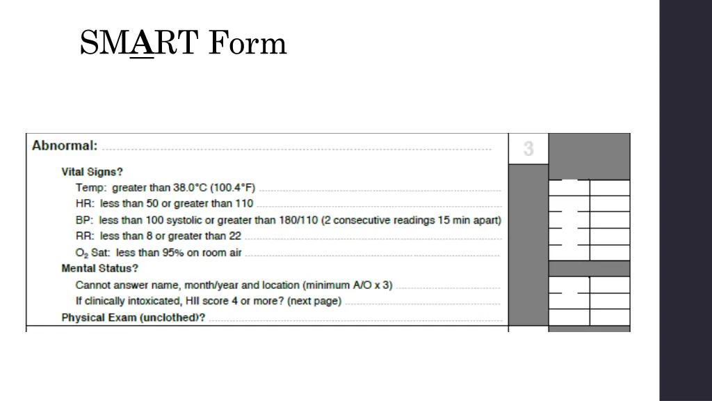 sm a rt form