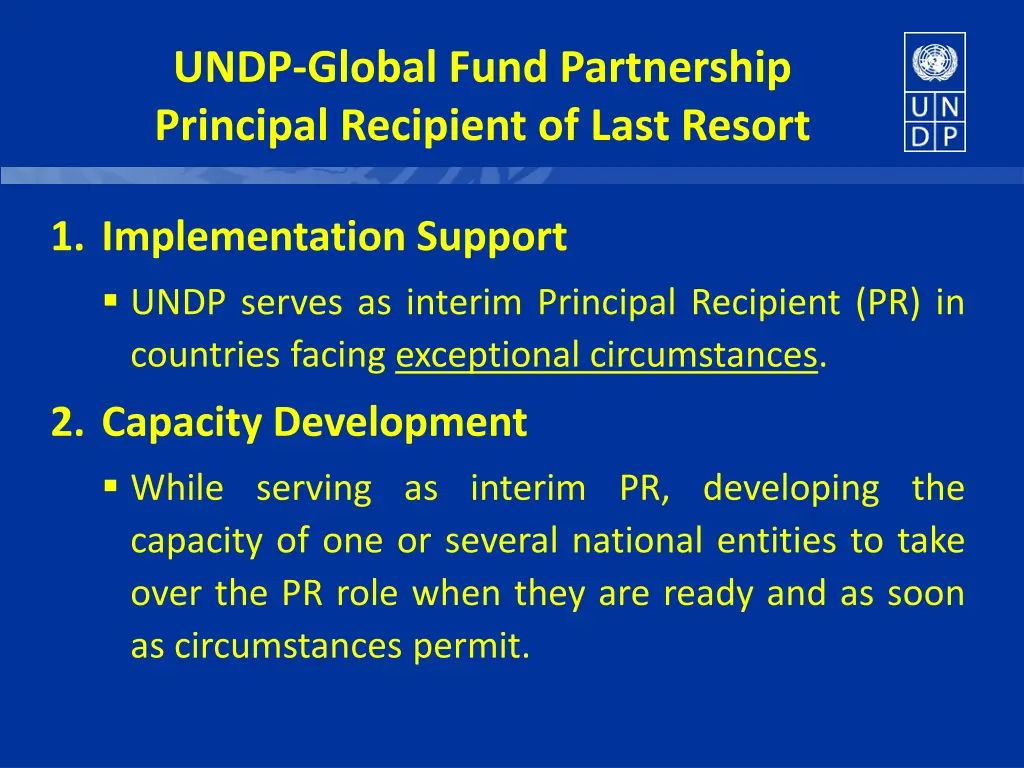 undp global fund partnership principal recipient