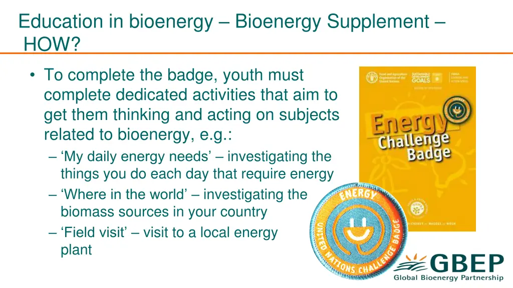 education in bioenergy bioenergy supplement how