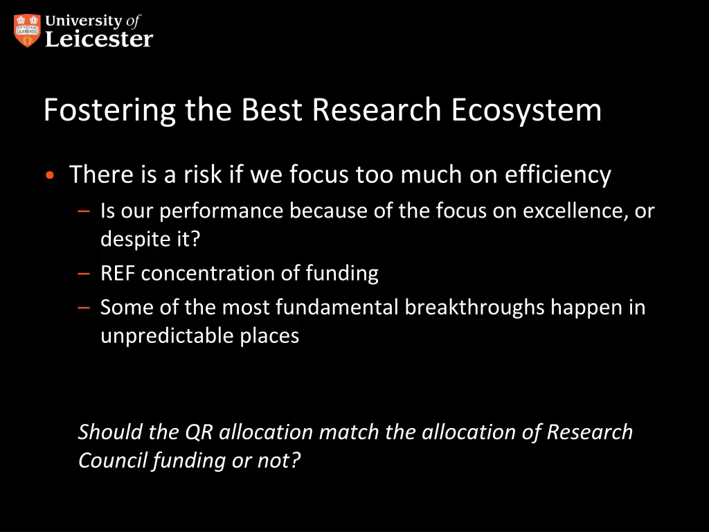 fostering the best research ecosystem 2