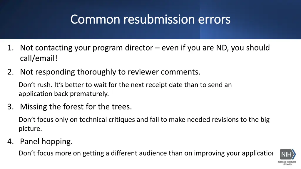 common resubmission errors common resubmission