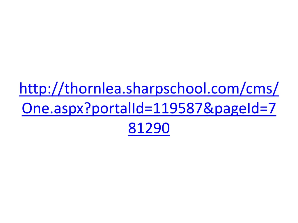 http thornlea sharpschool com cms one aspx