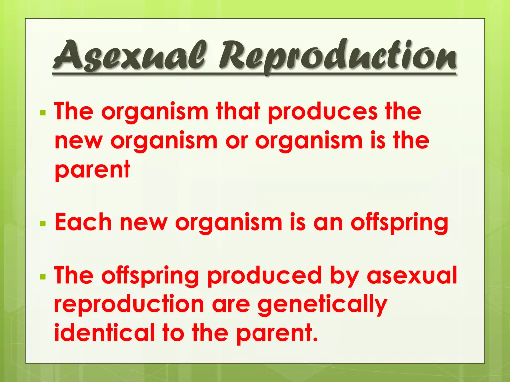 asexual reproduction 1