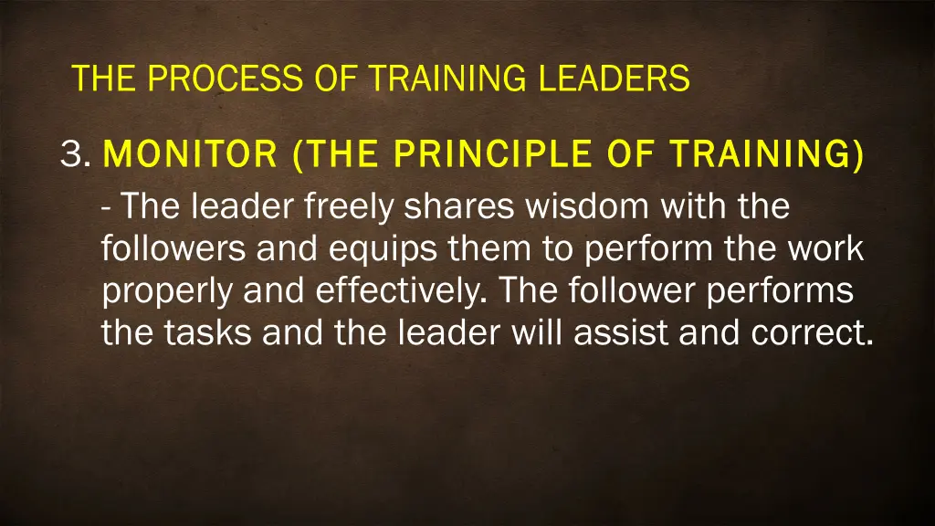 the process of training leaders 2