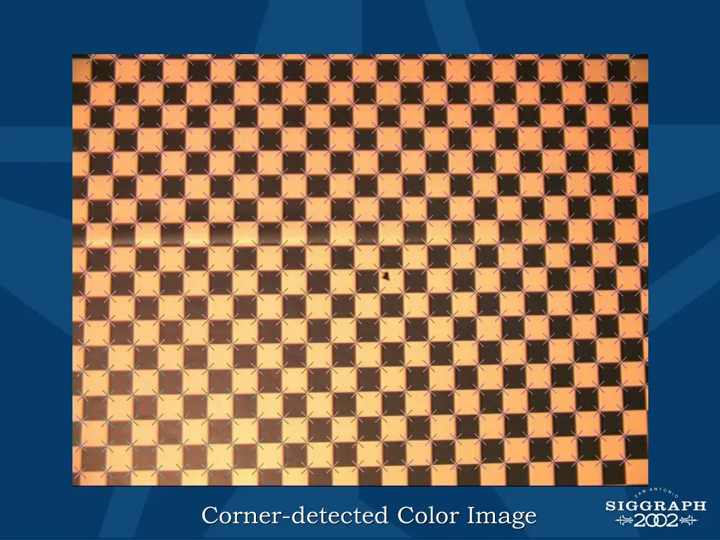 corner detected color image