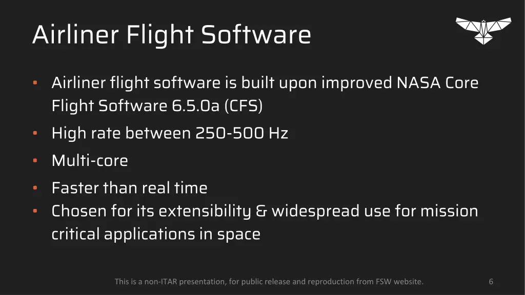 airliner flight software