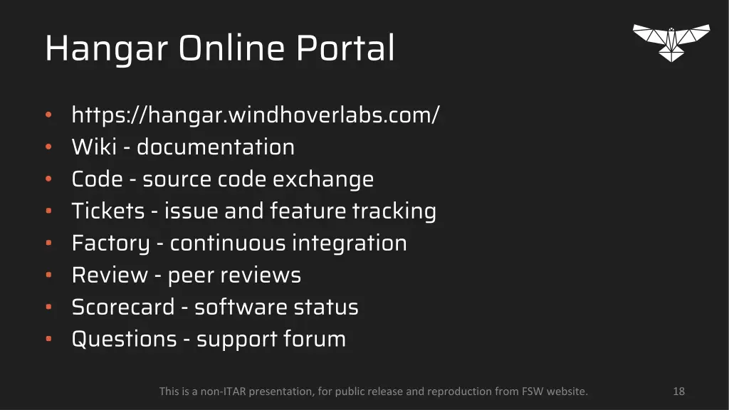 hangar online portal