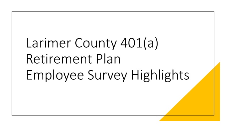 larimer county 401 a retirement plan employee