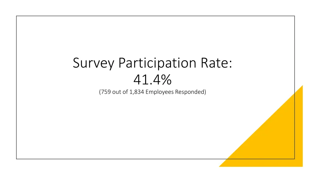 survey participation rate