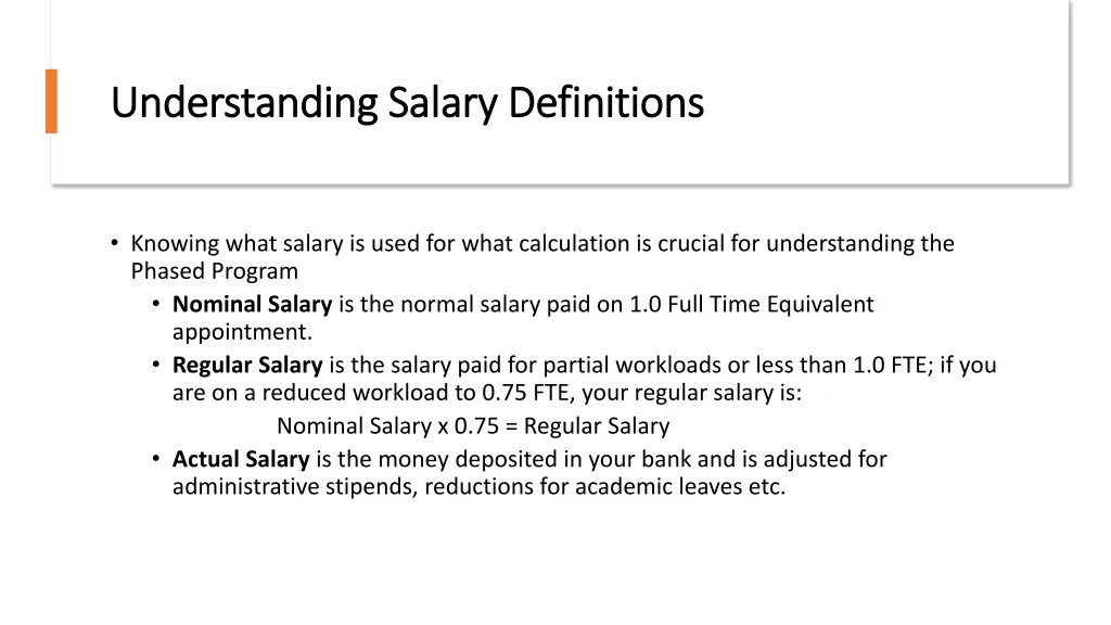 understanding understanding salary