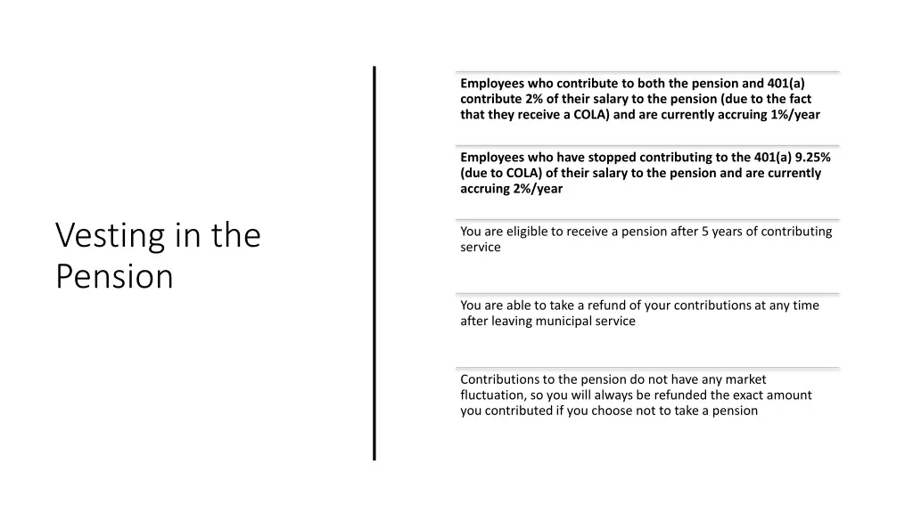 employees who contribute to both the pension