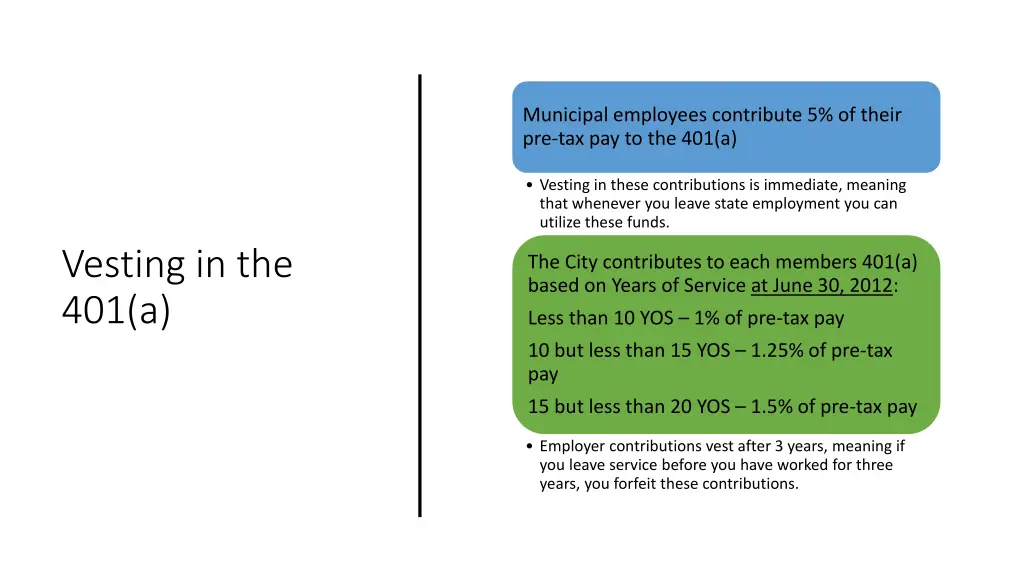 municipal employees contribute 5 of their