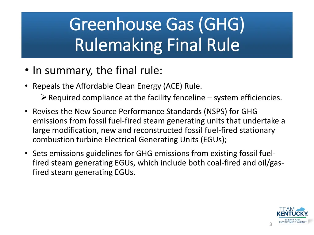 greenhouse gas ghg greenhouse gas ghg rulemaking