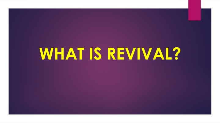 what is revival