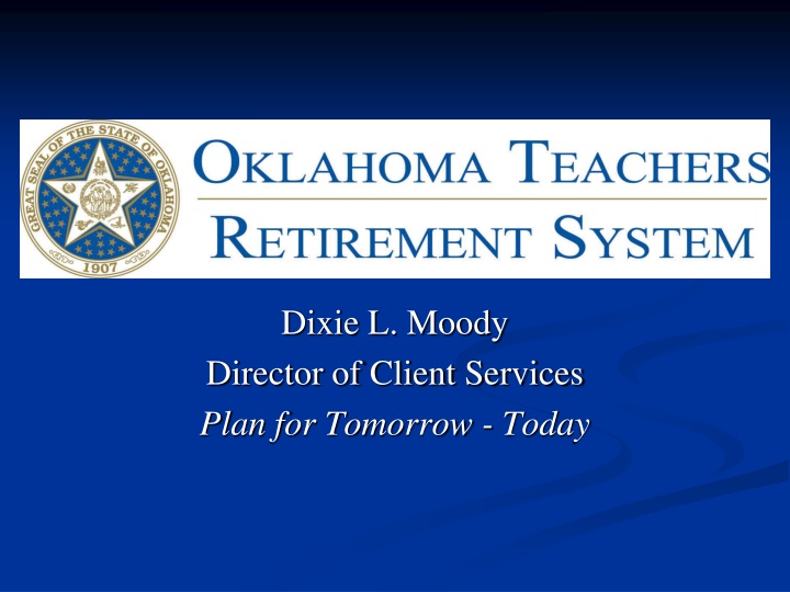 dixie l moody director of client services plan