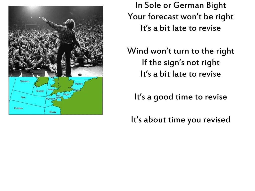 in sole or german bight your forecast