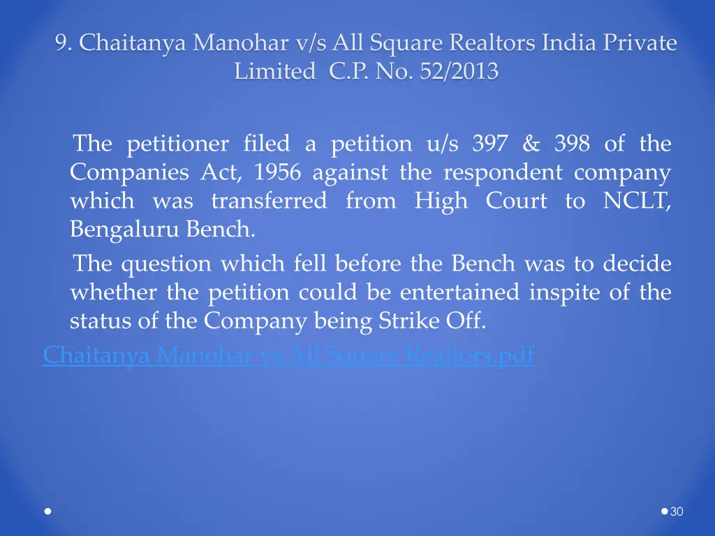 9 chaitanya manohar v s all square realtors india