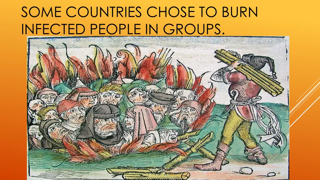 some countries chose to burn infected people