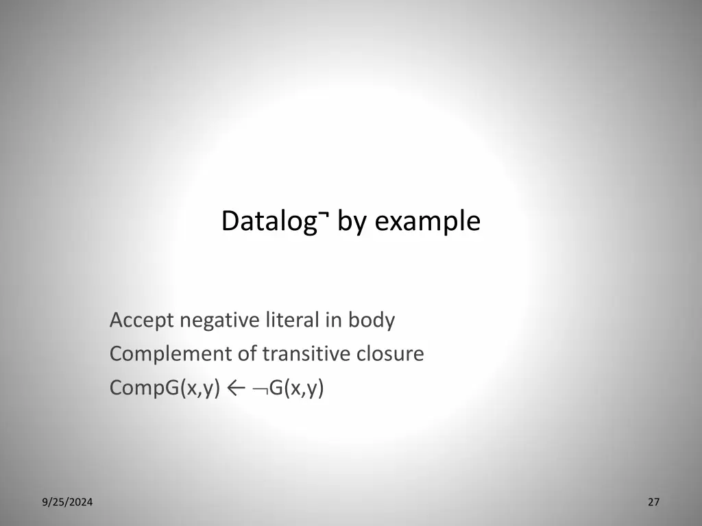 datalog by example