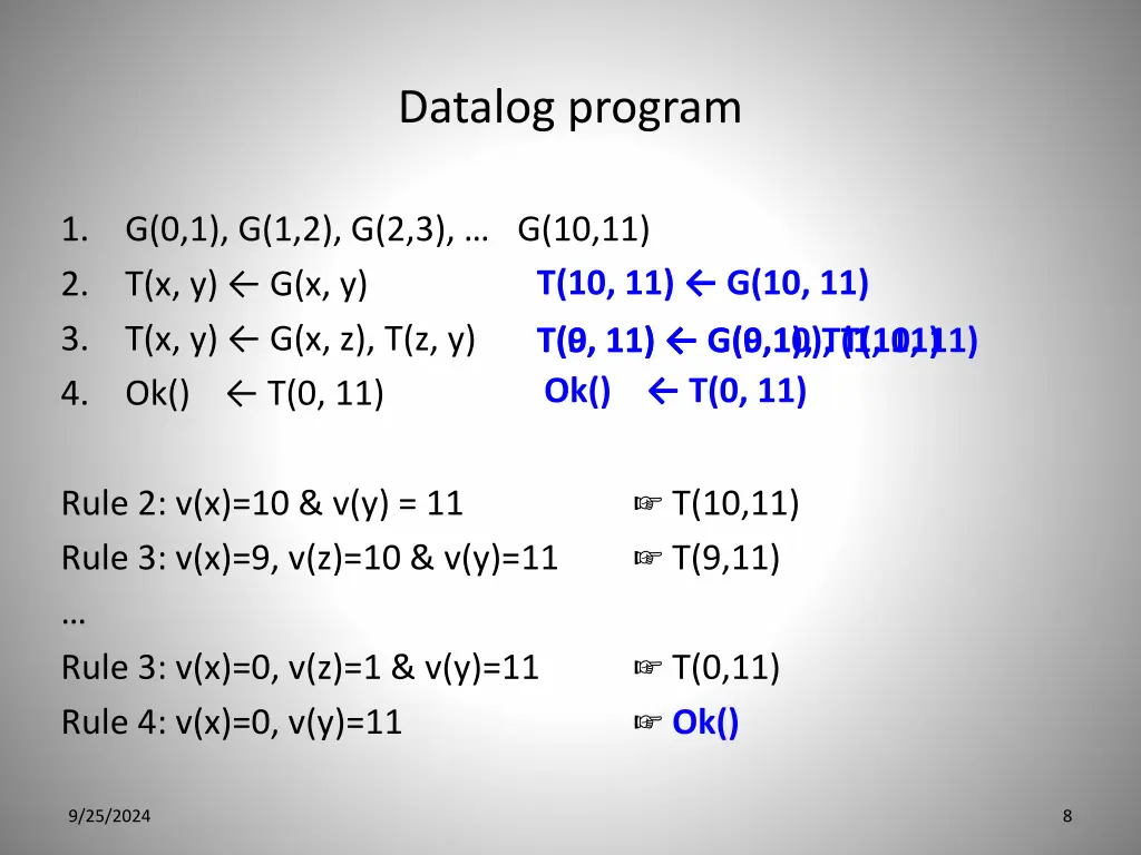 datalog program 1