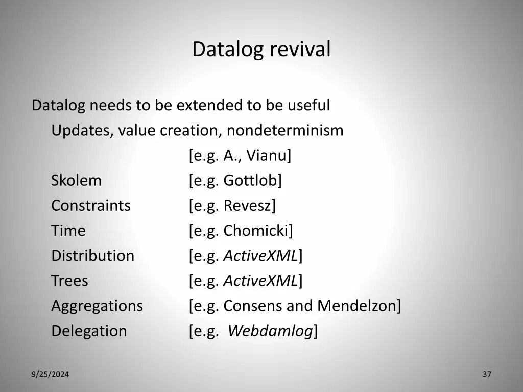 datalog revival 2