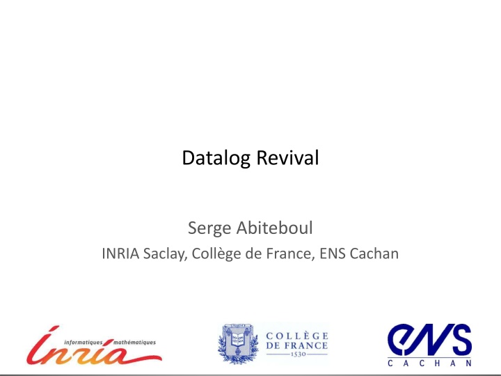 datalog revival