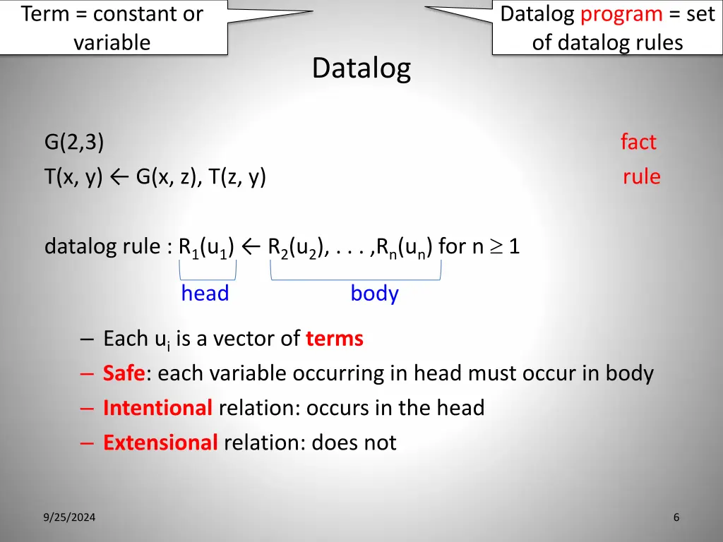 term constant or variable