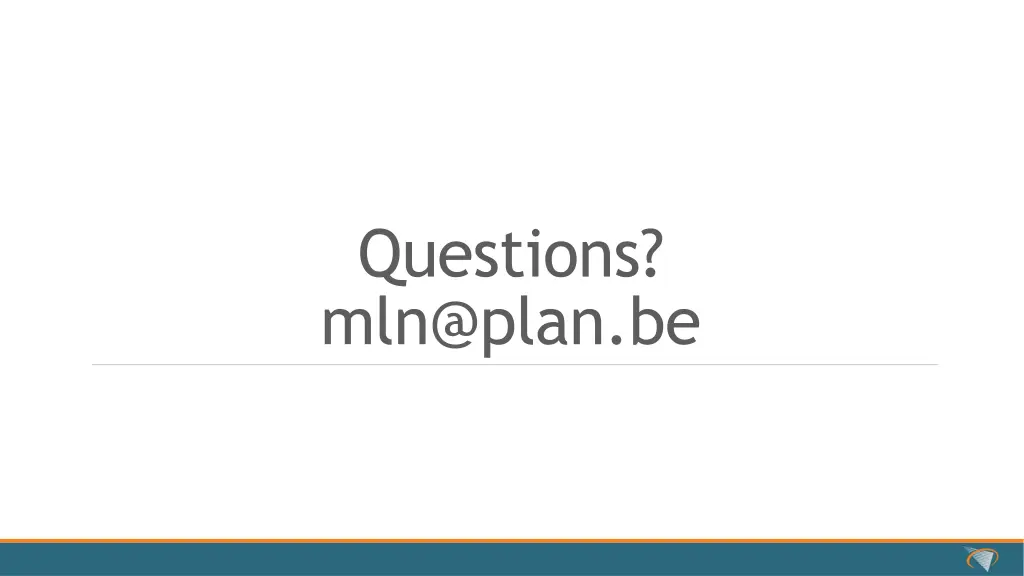 questions mln@plan be