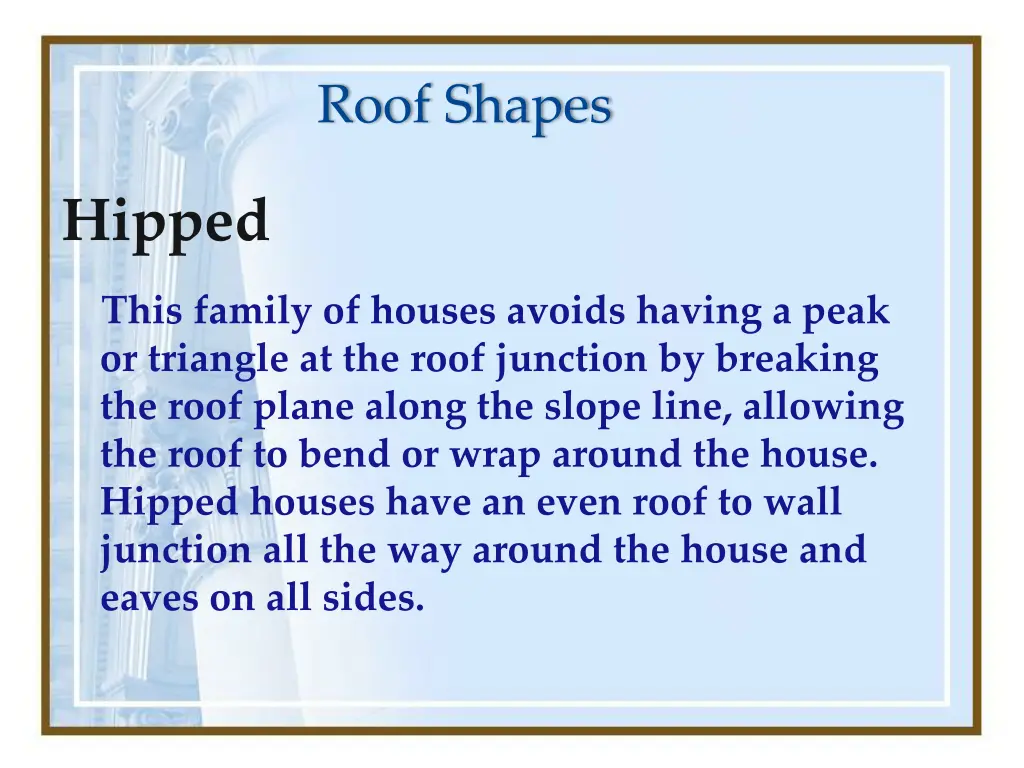 roof shapes 1