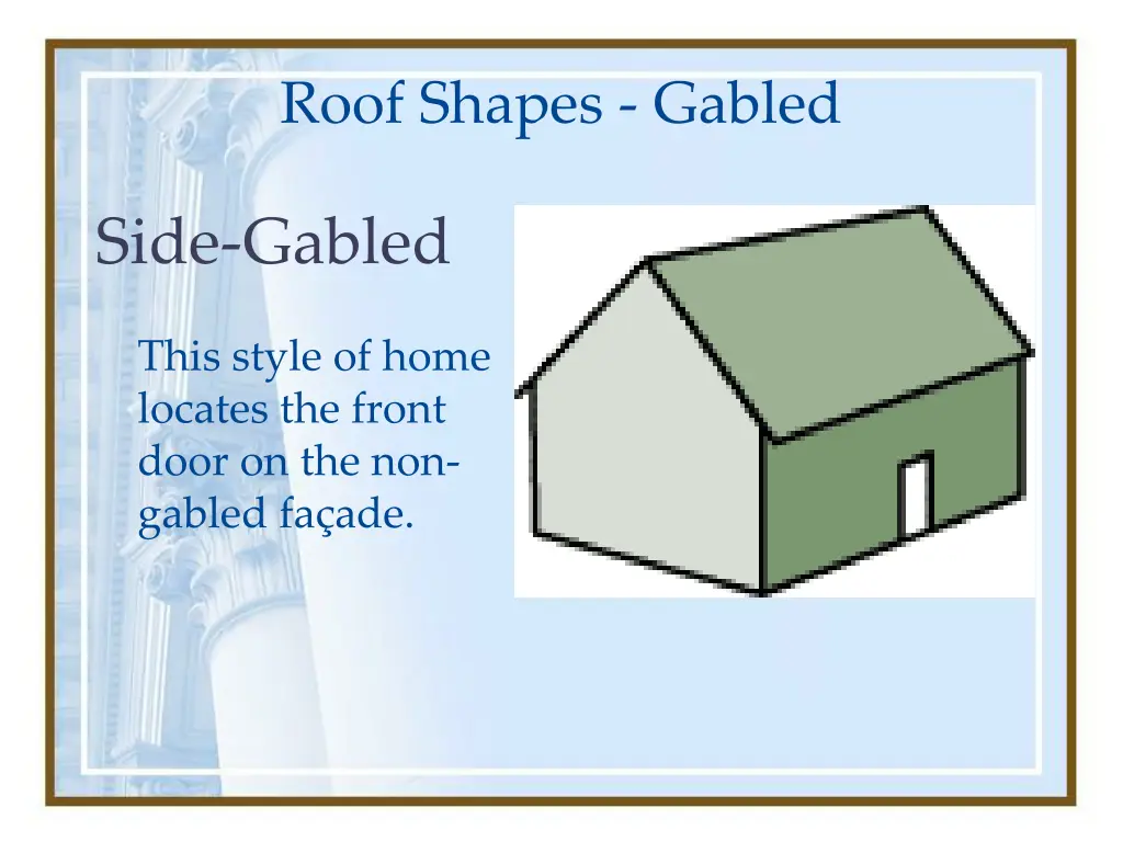 roof shapes gabled 1