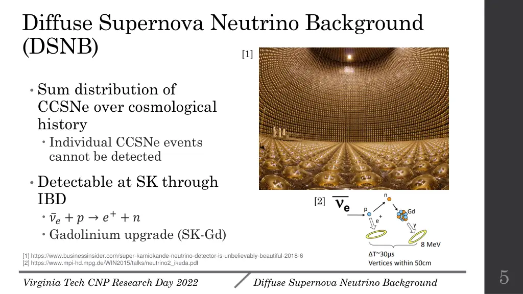 diffuse supernova neutrino background dsnb