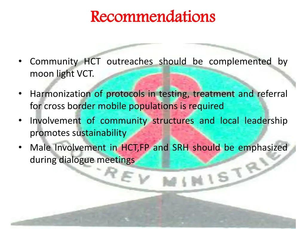 recommendations