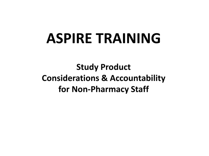 aspire training