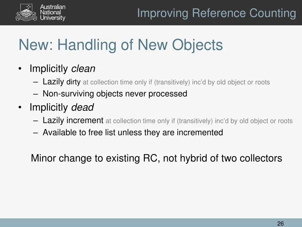 improving reference counting 5