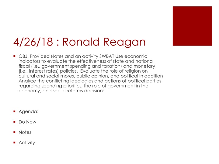 4 26 18 ronald reagan